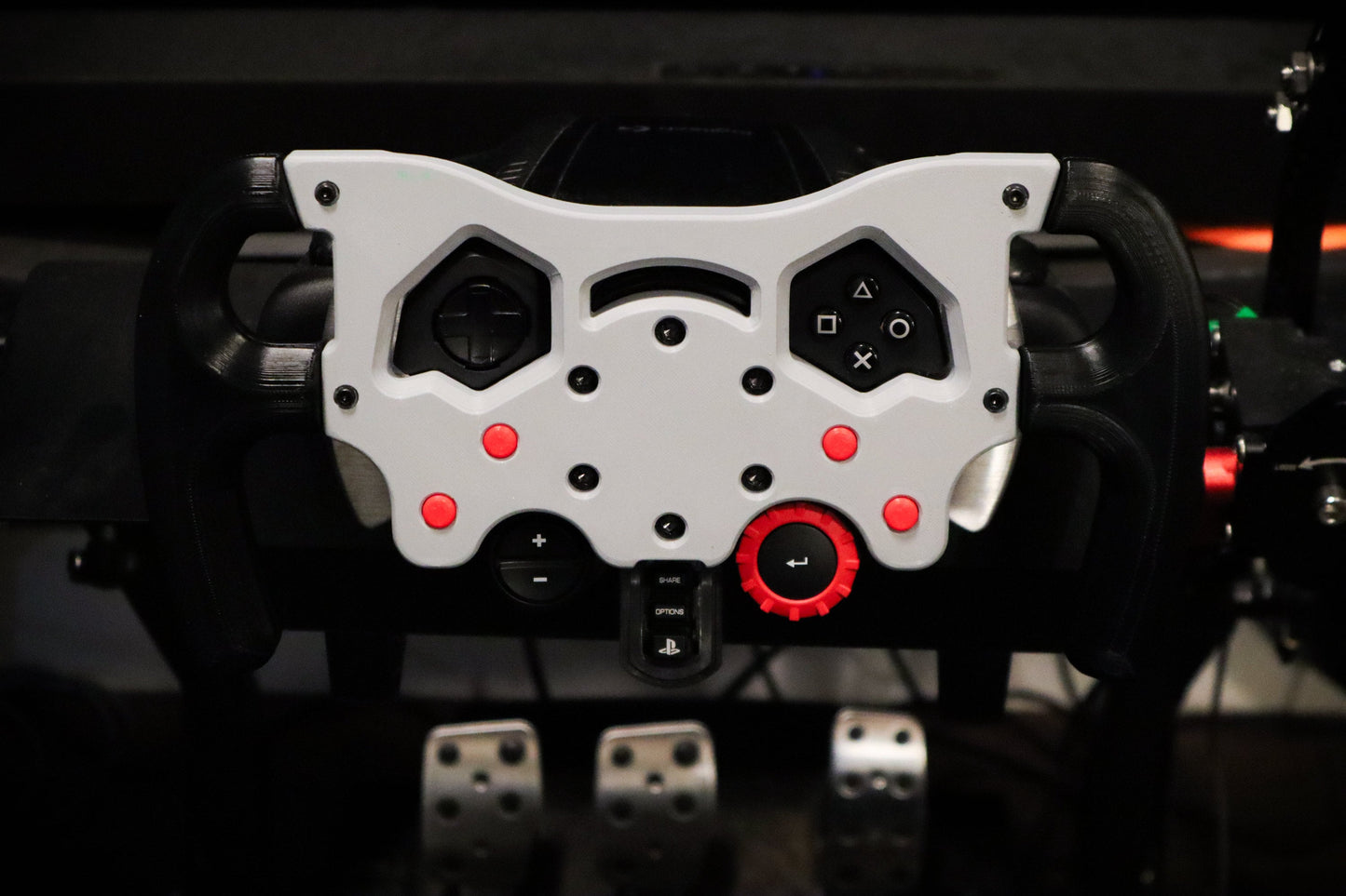 F1 Style Racing Wheel Mod Kit for Logitech G29/G920/G923 [Working buttons + Hardware Included] SIM Racing Accessories