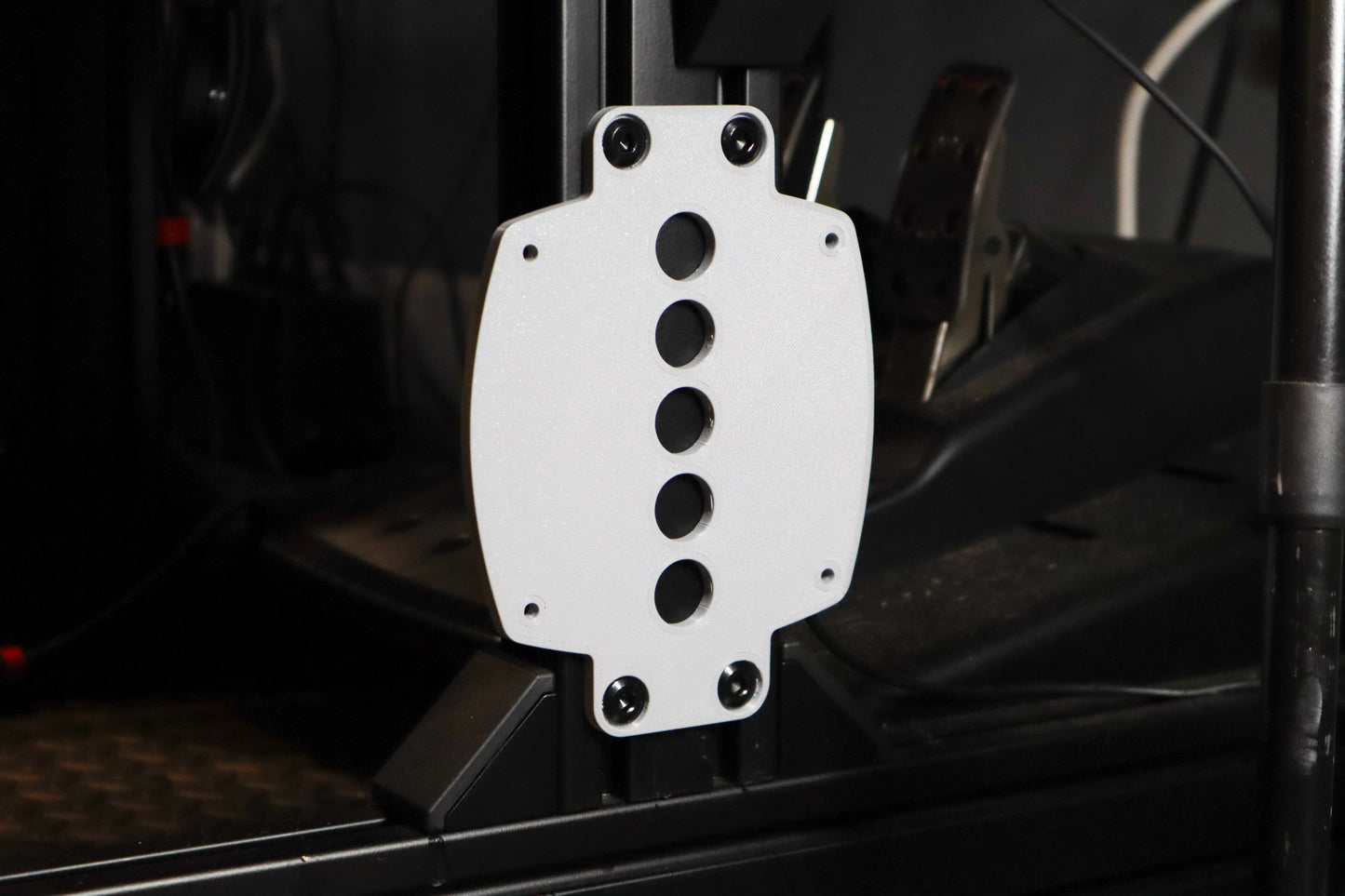 Bass Shaker Mount [Dayton Audio BST-1] for SIM Racing Aluminum Profile Rig 8020, 40 series | SIM Racing Accessories