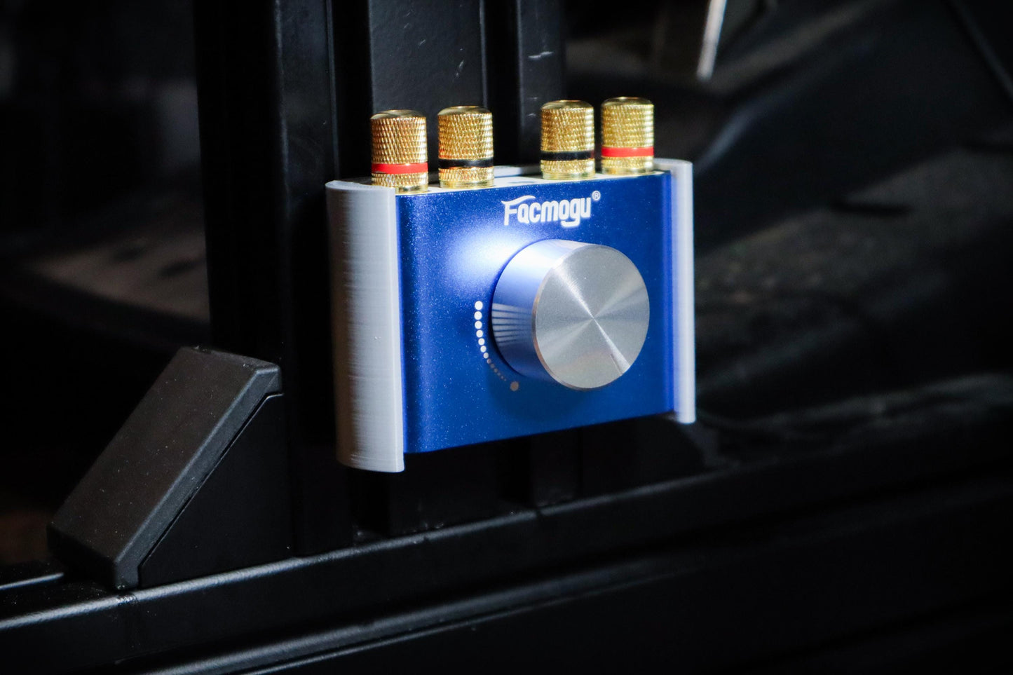 Mini USB Amplifier Mount [Facmogu & Nobsound] 8020 Aluminum Profile Rig | Sim Racing Cockpit | Sim Mods Accessories Upgrades | Flight Sim