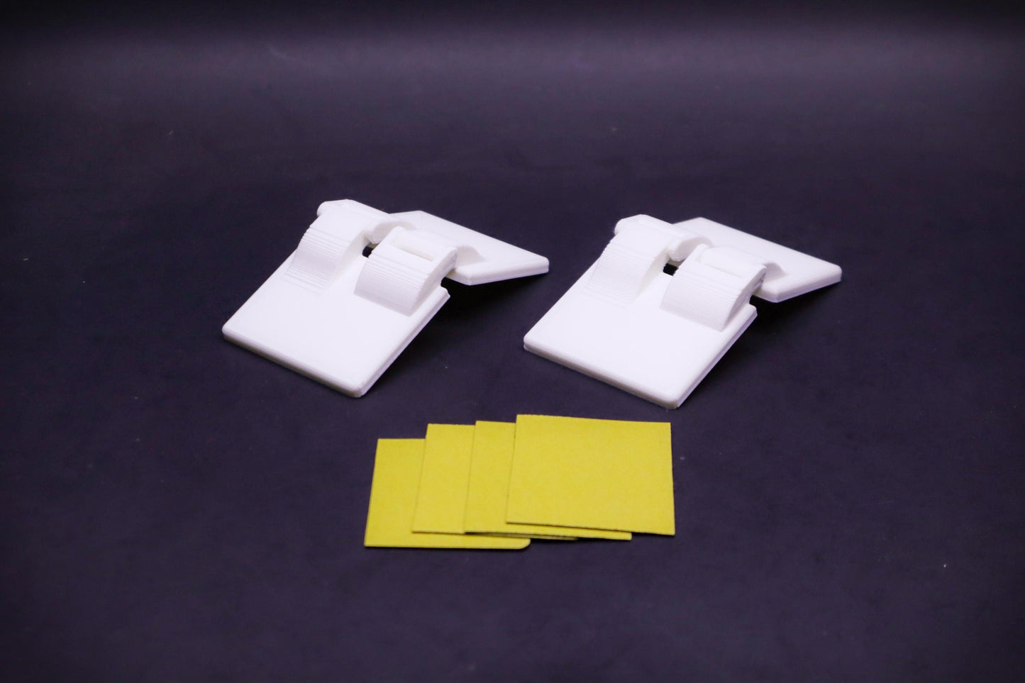 Triple Monitor Support Hinge [2 Pack + Adhesive] | Triple Monitor Connector | Monitor Alignment | SIM Racing Accessories | Flight Simulator