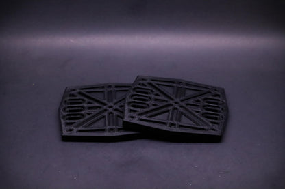 Dual Bass Shaker Mounting Kit + Mini USB Amp Mount | Dayton Audio BST-1 | 8020 T-Slot Cockpit | Sim Racing Accessories | Flight Simulator