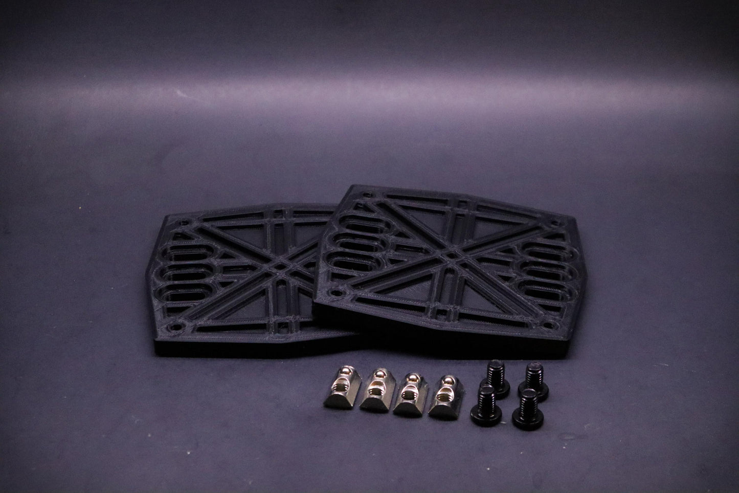 Dual Bass Shaker Mounting Kit + Mini USB Amp Mount | Dayton Audio BST-1 | 8020 T-Slot Cockpit | Sim Racing Accessories | Flight Simulator