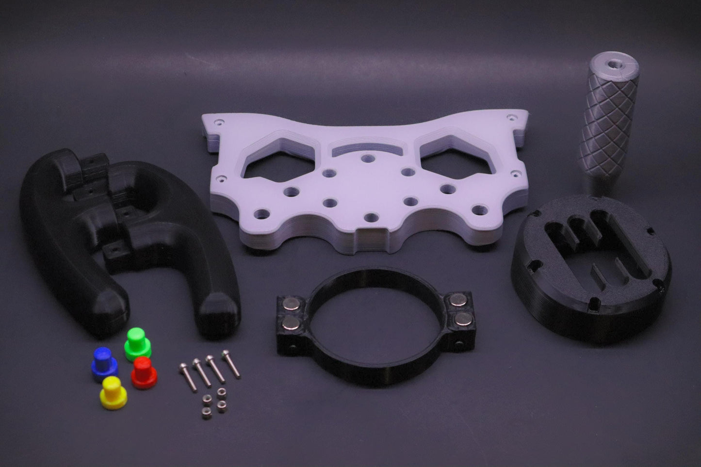 Complete Mod Kit for Logitech G29/G929/G920/G923 [F1 Wheel + Magnetic Paddle Mod + Shift Gate & Knob] | SIM Racing Accessories