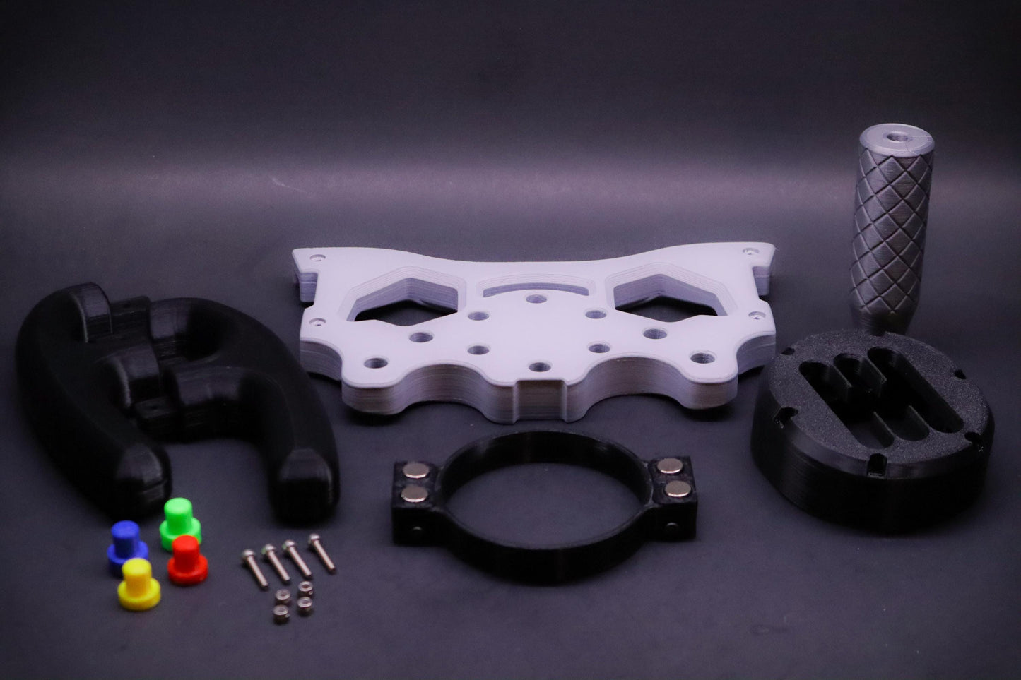 Complete Mod Kit for Logitech G29/G929/G920/G923 [F1 Wheel + Magnetic Paddle Mod + Shift Gate & Knob] | SIM Racing Accessories