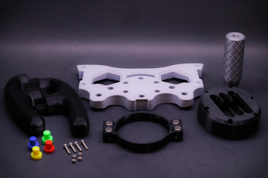 Complete Mod Kit for Logitech G29/G929/G920/G923 [F1 Wheel + Magnetic Paddle Mod + Shift Gate & Knob] | SIM Racing Accessories