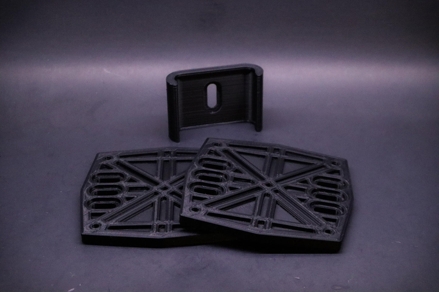 Dual Bass Shaker Mounting Kit + Mini USB Amp Mount | Dayton Audio BST-1 | 8020 T-Slot Cockpit | Sim Racing Accessories | Flight Simulator