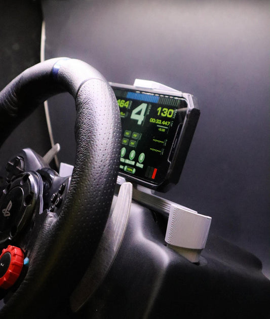 Logitech Spring Loaded Phone Mount Holder | G29/G920/G923 | Logitech Driving Force | Sim Racing Accessories