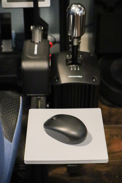 Mouse Pad for Aluminum Profile (7x7") + Hardware | Sim Racing Cockpit | Aluminum Profile 8020 | Sim Mods Accessories Upgrades | Flight Sim