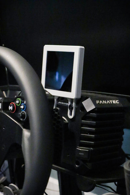 8x8 LED Race Flag & Gear Indicator Light [Plug and Play] USB-C | Low Profile Mounting | 8020 Aluminum Profile Rig DD Wheelbase | Sim Racing